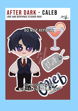 Chibi Character + Assets | Caleb (Love &amp; deepspace)