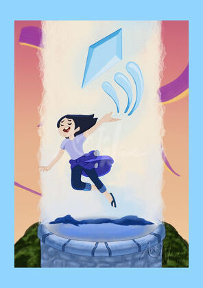 Digital Illustration | "Reach It" (OC)